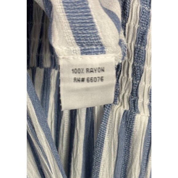 Raviya Women's Tiered Striped Dress Cover-up Multicolor Large New With Tags. - Picture 10 of 12